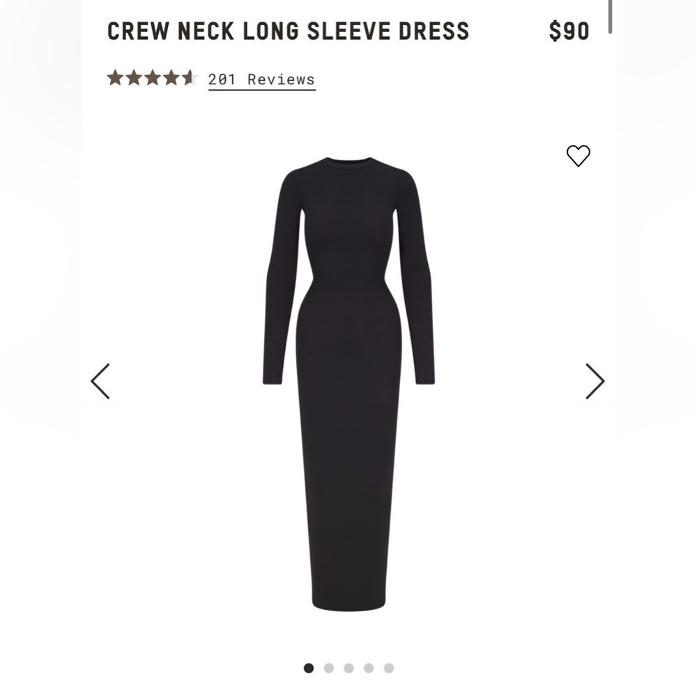 Skims long sleeve fits everybody dress